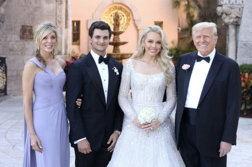 Witnessing The Glamorous Mar-a-Lago Wedding of Tiffany Trump