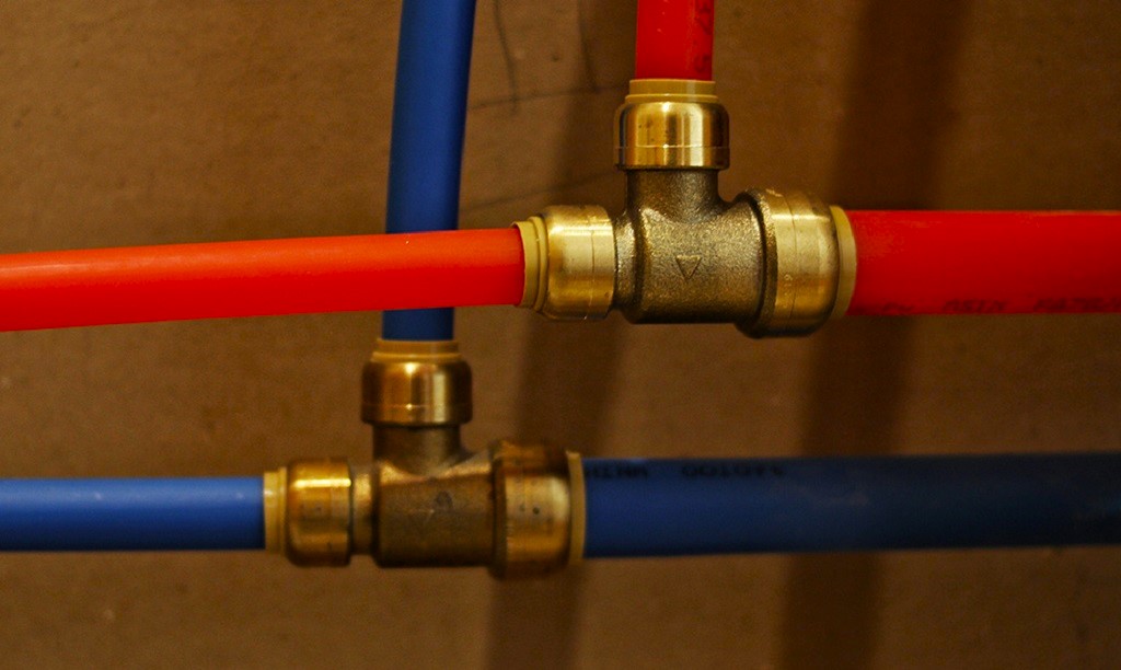 Repiping house with pex