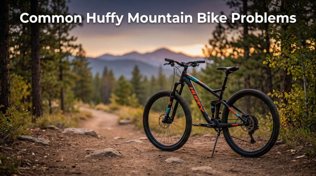 Common Huffy mountain bike problems on rough trail terrain